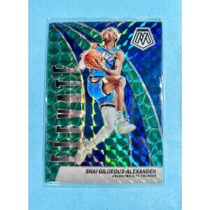 Shai Gilgeous-Alexander , OKC Thun
2023-24 Panini Mosaic Green card #7